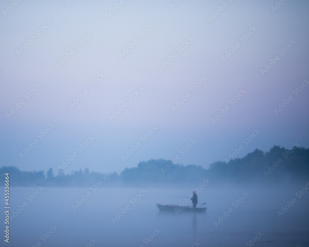 Boat and sunrise
