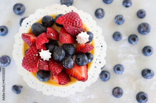 Mini Fruit tart, dessert photography
