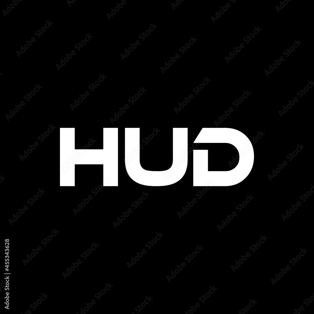 HUD letter logo design with black background in illustrator, vector logo modern alphabet font overlap style. calligraphy designs for logo, Poster, Invitation, etc. HUD letter logo design with black background in illustrator, vector logo modern alphabet font overlap style. calligraphy designs for logo, Poster, Invitation, etc.