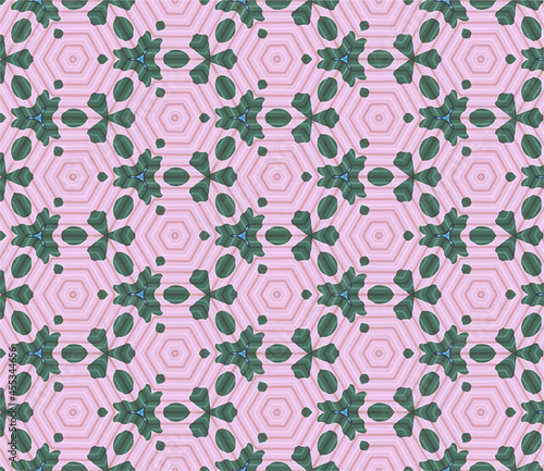 Hintergrund, Muster Rot pink green