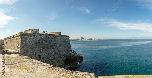 Scenic view of the Castillo de San Salvador de la Punta in Havana, Cuba photo