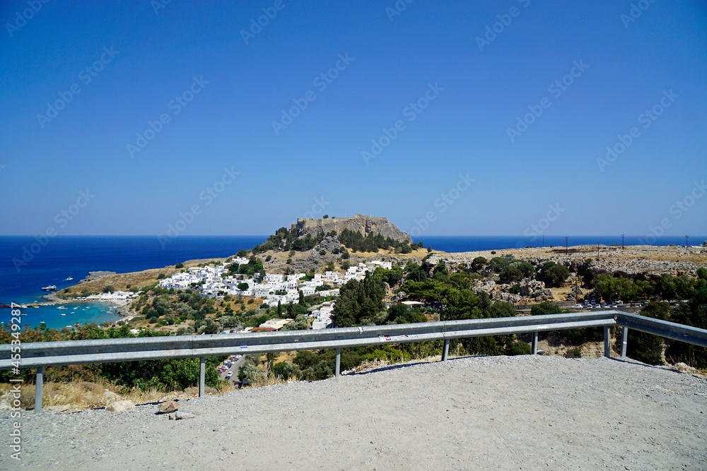 Fototapeta premium akropolis of Lindos on Rhodes