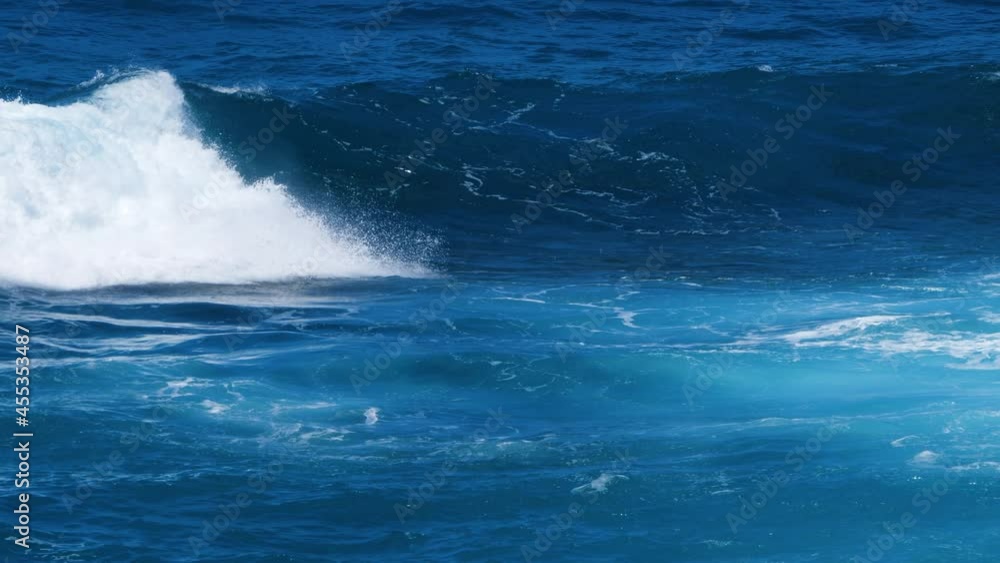 Blue water waves surface, beautiful background. Fresh drinking water, colorful video. Environmental problems, lack of drinking water, climate change, drought, global warming Blue water waves surface, beautiful background. Fresh drinking water, colorful video. Environmental problems, lack of drinking water, climate change, drought, global warming