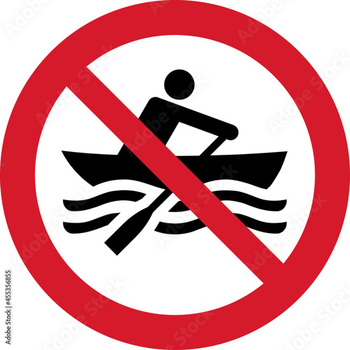ISO 7010 P055 No manually powered craft