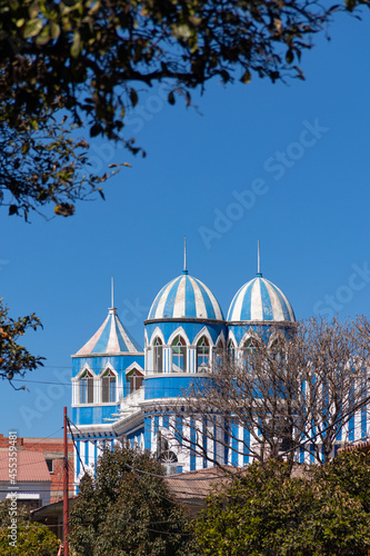 Castillo Azul de la ciudad de Tarija, Bolivia en invierno. photo