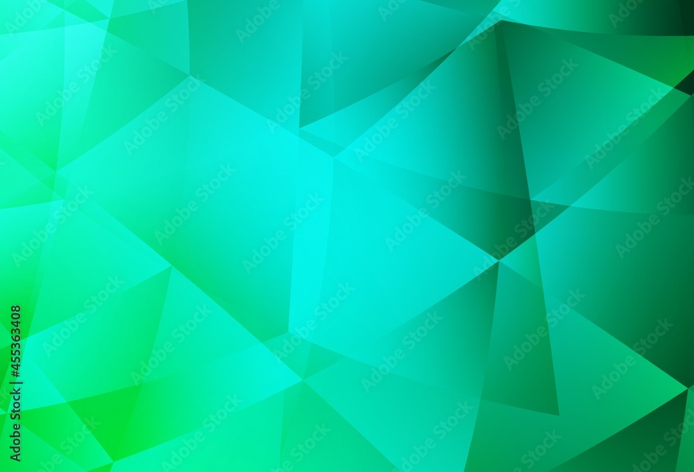 Light Green vector polygonal pattern. Light Green vector polygonal pattern.