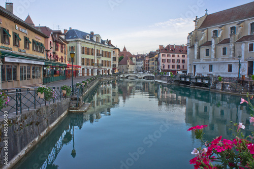 Annecy in Alps, Old city canal view, France, Europe