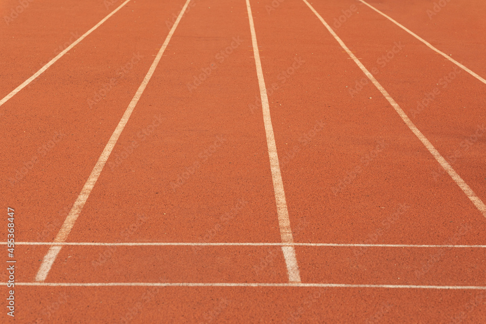 Running track for athletic competition texture