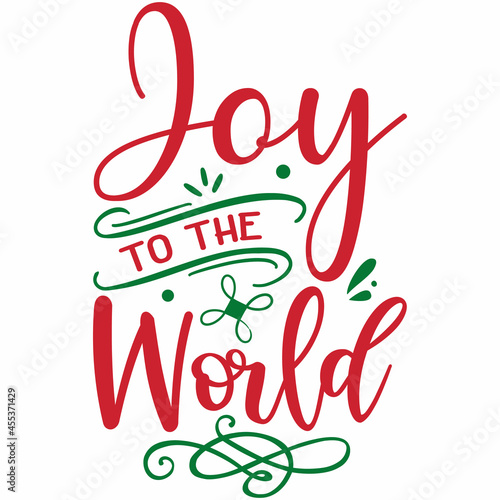 Joy to the world SVG Design | Typography | Silhouette | Christmas SVG Cut Files