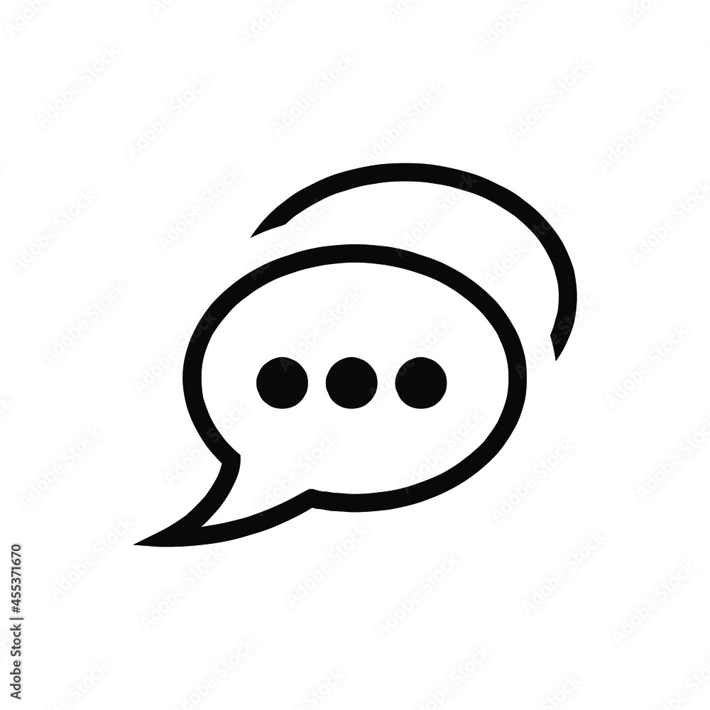 Speech web icon vector set. chat illustrator sign collection. message symbol or logo. Speech web icon vector set. chat illustrator sign collection. message symbol or logo.