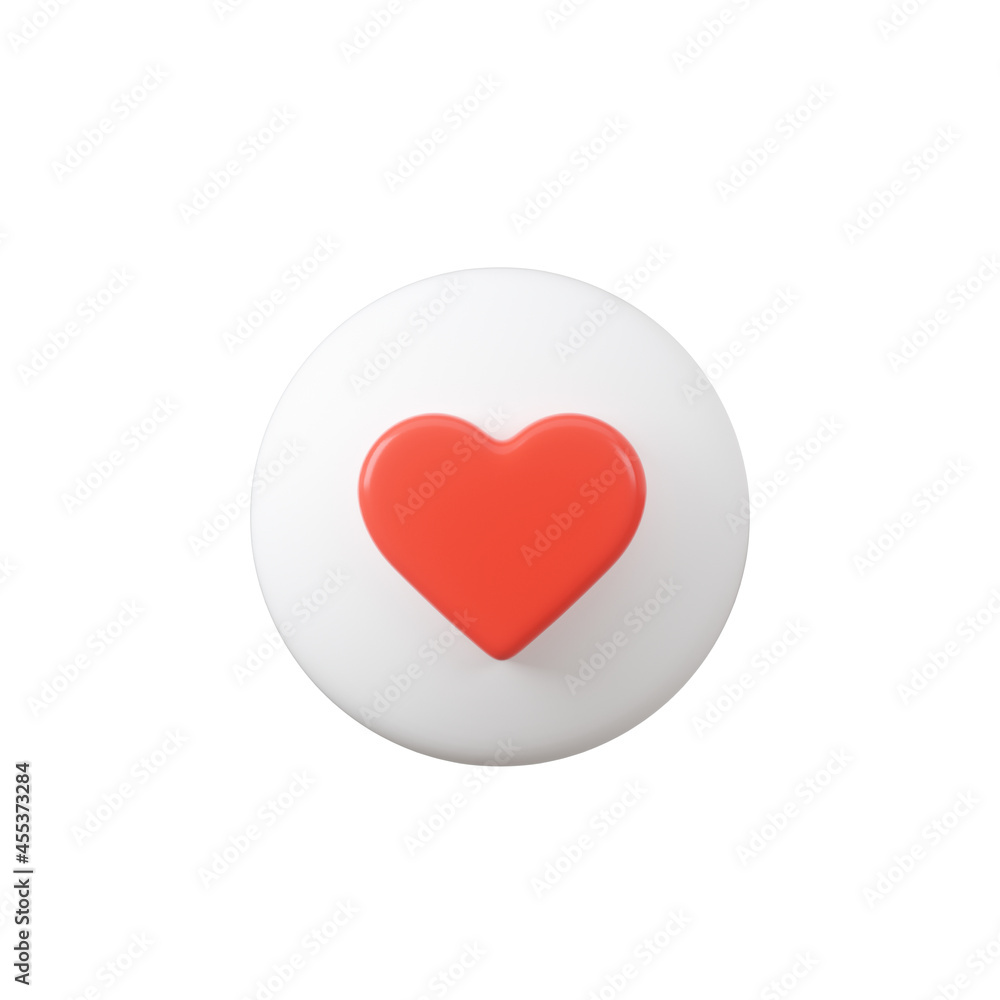 Like sign 3d render. Interface button isolated on white. Like sign 3d render. Interface button isolated on white.