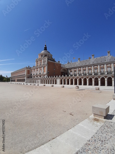 view of the palace hall in aranjuez spain  photo
