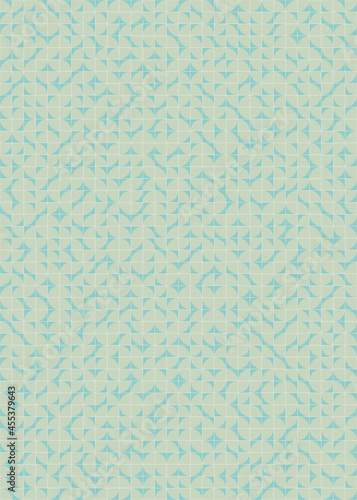 Abstract Geometric Pattern generative computational art illustration