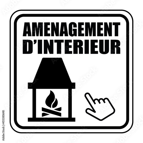 Logo aménagement d'intérieur.