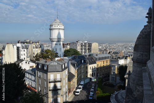 Wallpaper Mural View of Montmartre from the balcony of sacred heart basilica in Paris, France. Torontodigital.ca