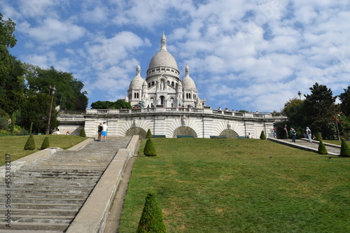 Wallpaper Mural The Basilica of the Sacred Heart or Sacré-Cœur Basilica Catholic church in Paris, France. This photo was taken in 2015. Torontodigital.ca