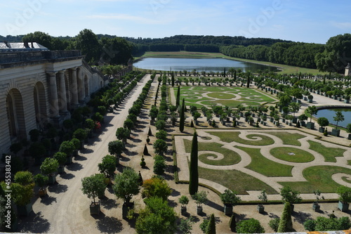 Wallpaper Mural View of L'Orangerie Palace Gardens, Palace of Versailles, France. Torontodigital.ca