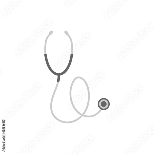 Stethoscope icon design template illustration isolated