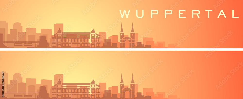 Wuppertal Beautiful Skyline Scenery Banner