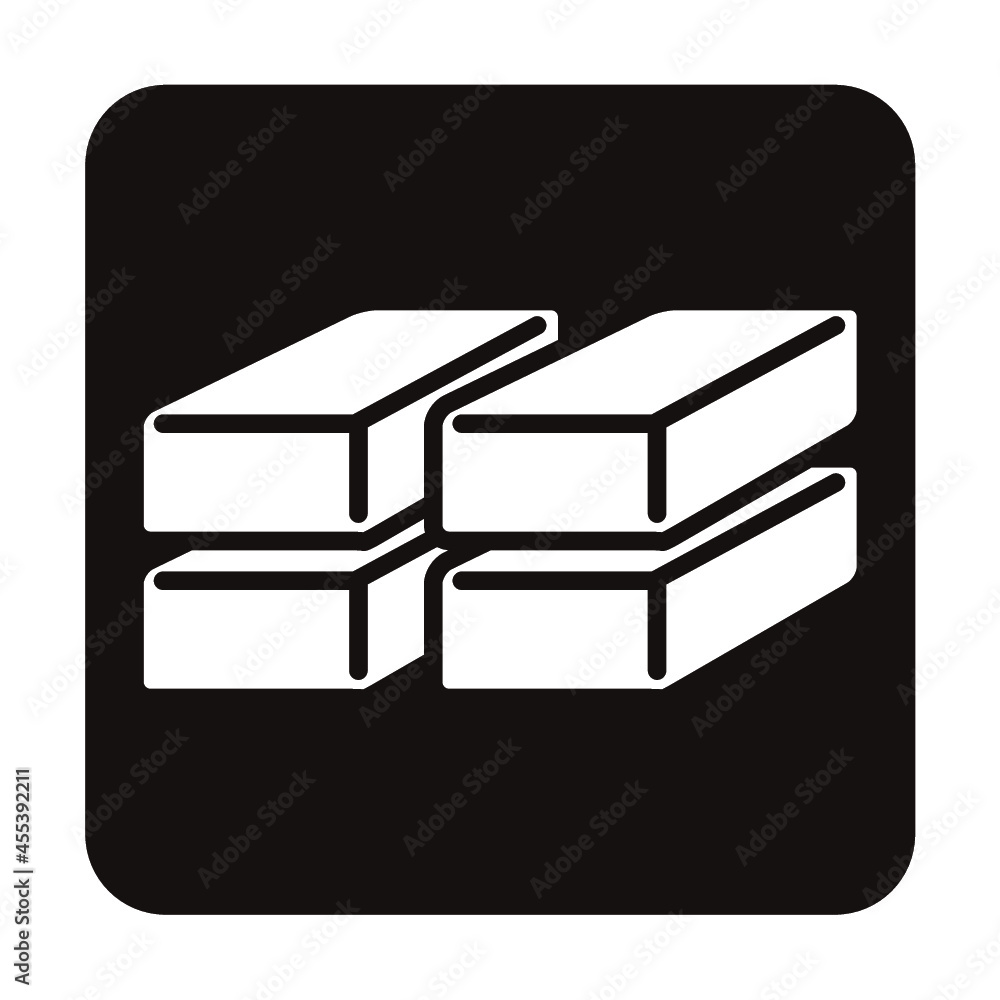 ドライアイスのシンプルなアイコン/白ヌキ