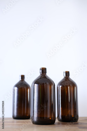 Brown Vintage Bottles