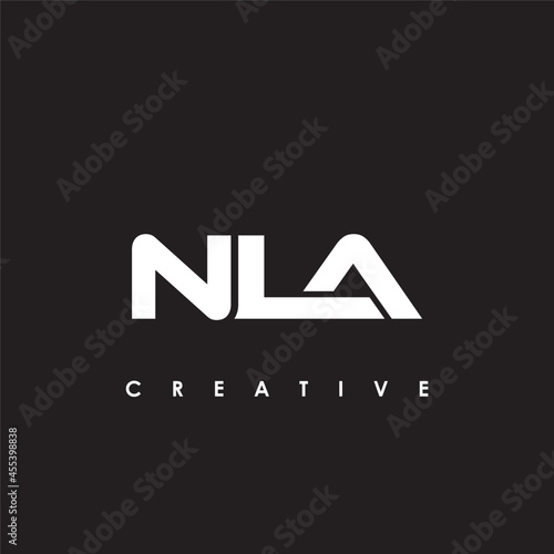 NLA Letter Initial Logo Design Template Vector Illustration photo