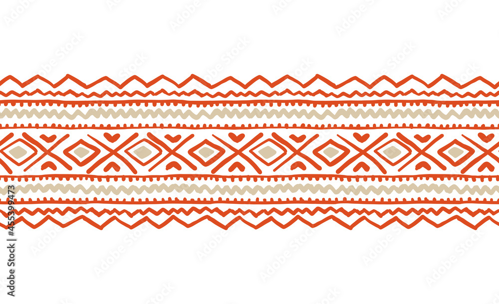 Traditional knitted ornamental pattern, scandinavian style