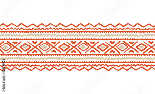 Traditional knitted ornamental pattern, scandinavian style