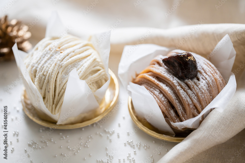 ケーキ モンブラン スイーツ Stock Photo Adobe Stock