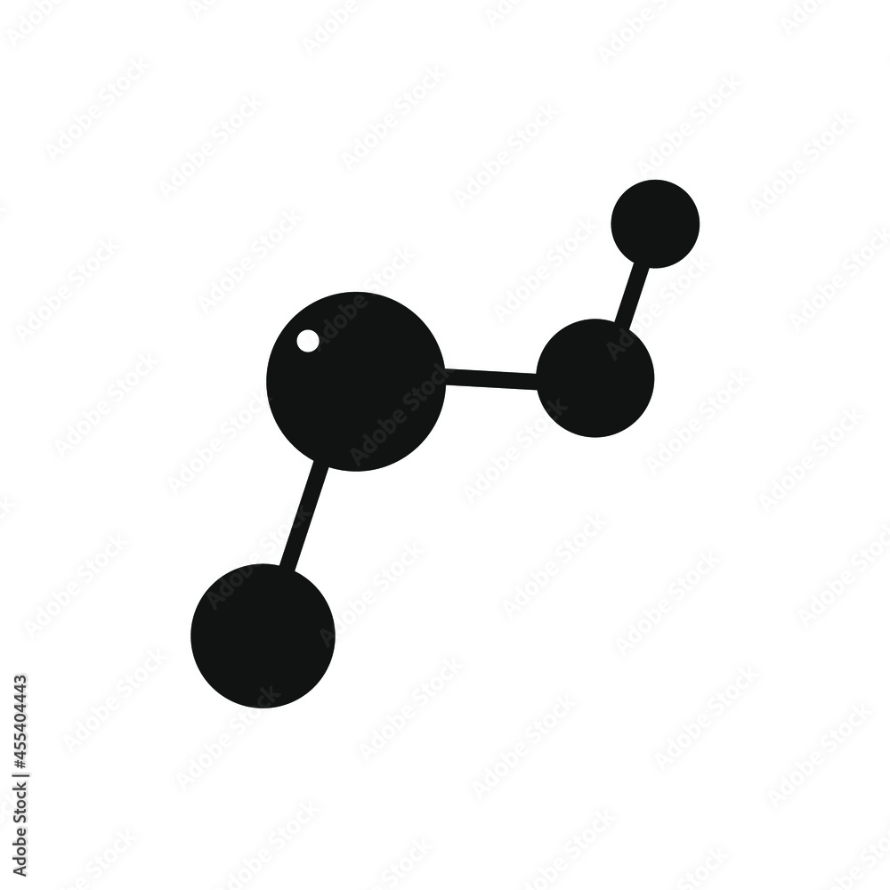 four large and small circles connected by lines four large and small circles connected by lines