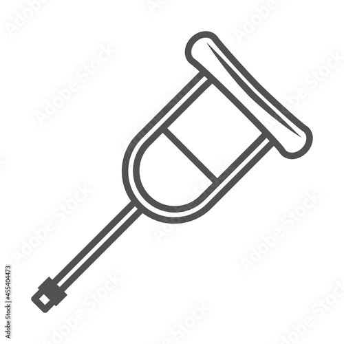 medical standing crutch