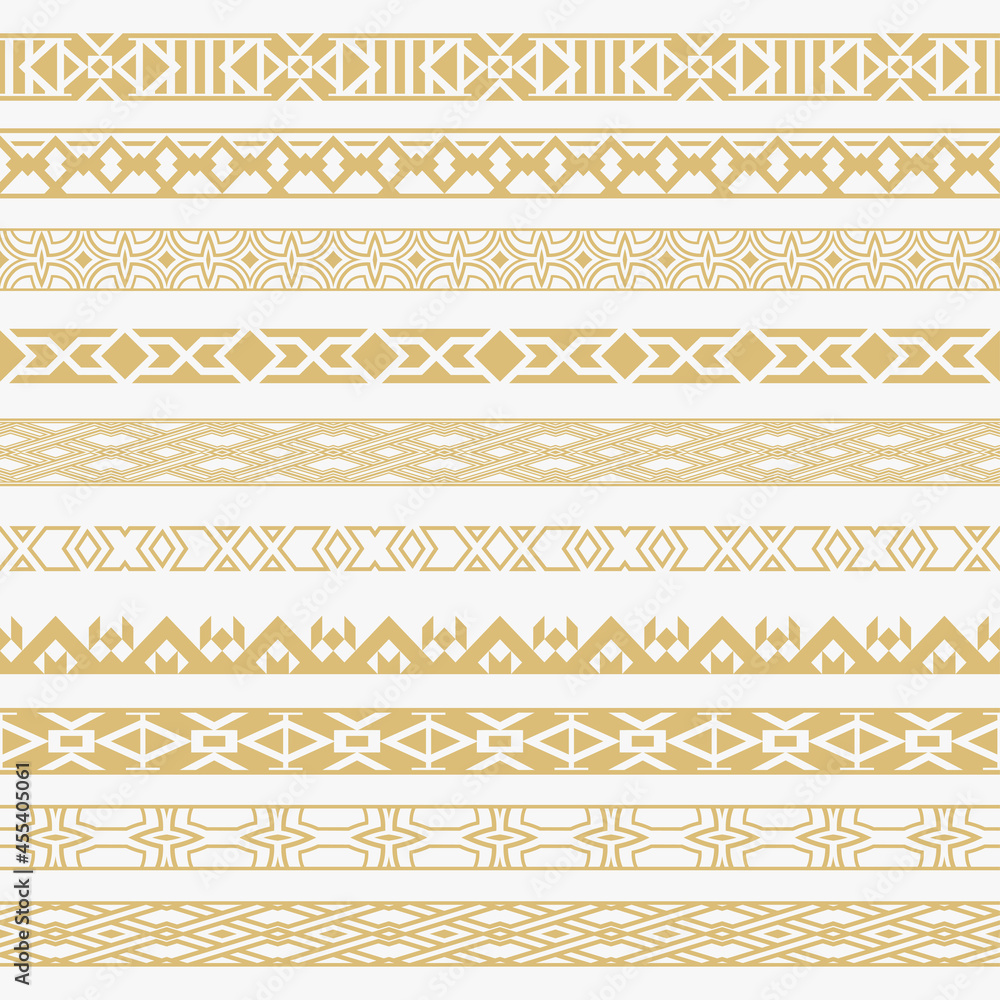 Vector set of dividers. Vector set of dividers.
