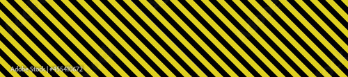 Traditional warning stripe. Vector illustration