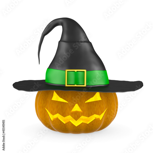 halloween pumpkin on white ...