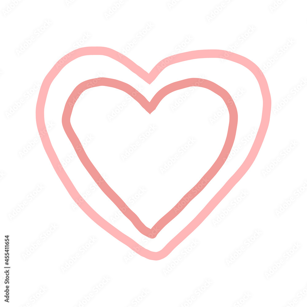 heart frame border hand drawn. vector doodle. love, valentines day, card, sticker, red, minimalism. heart frame border hand drawn. vector doodle. love, valentines day, card, sticker, red, minimalism.