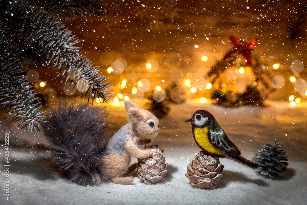 Fototapeta premium Image with christmas decorations.