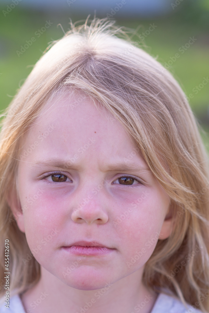 Emotions. A little girl expresses different emotions on her face. Emotions. A little girl expresses different emotions on her face.
