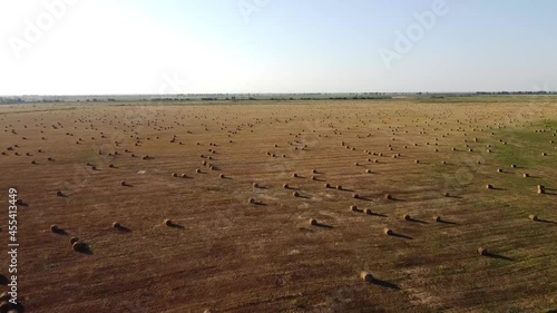 Flying over haystacks