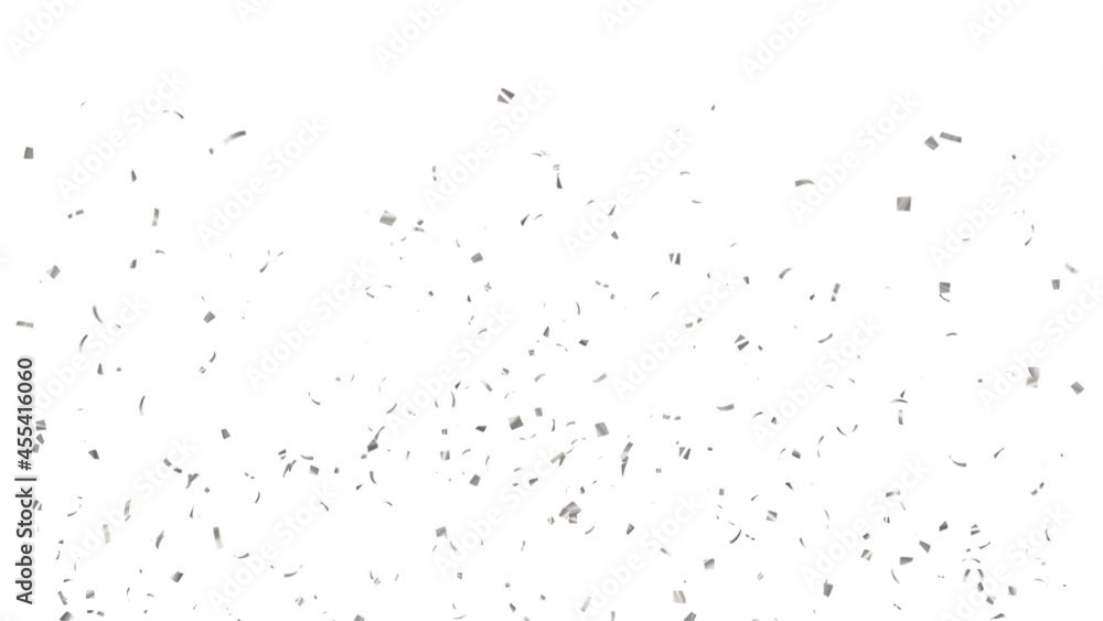 Silver Confetti Animations. with Luma Matte Channel. Silver Confetti Animations. with Luma Matte Channel.