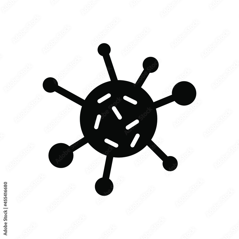 Virus icon vector graphic Virus icon vector graphic