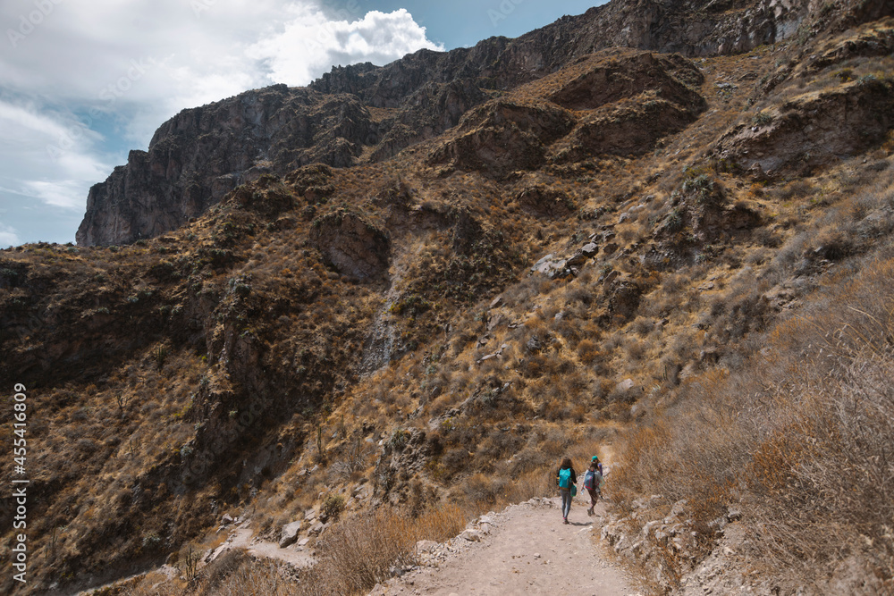 mountain trail in Peru