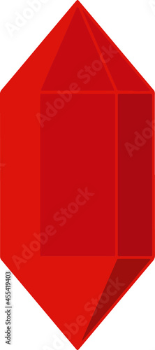 red crystal design illustration