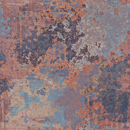 Seamless grunge rusty metal background texture © CNick