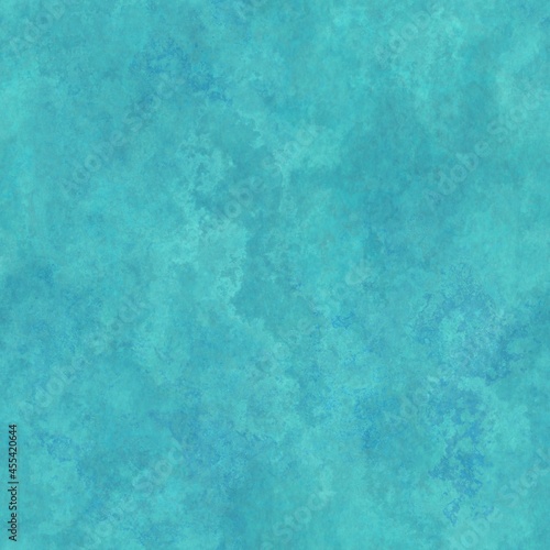 Seamless turquoise blue marble background texture