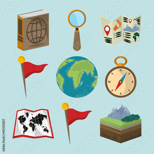 icon set geography