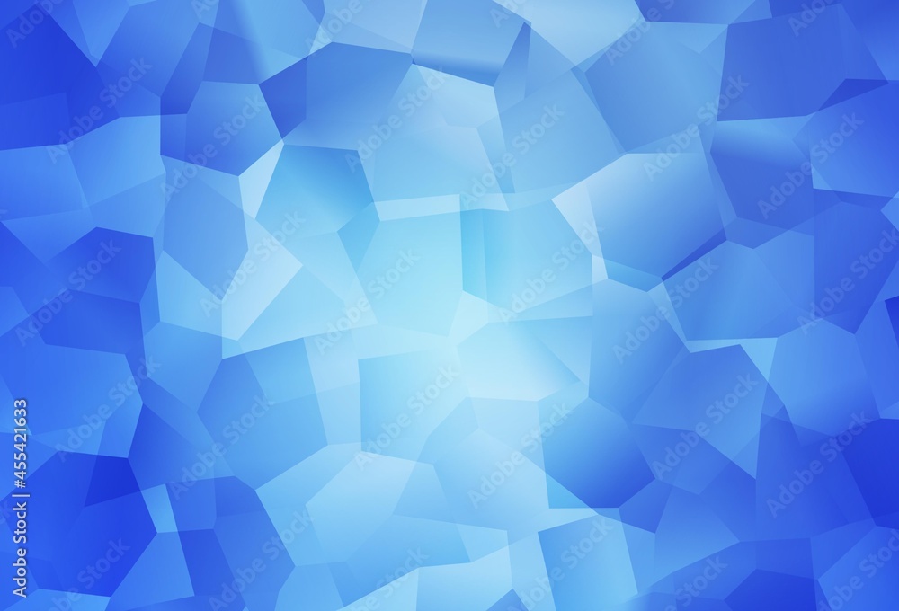 Light BLUE vector template with chaotic shapes. Light BLUE vector template with chaotic shapes.