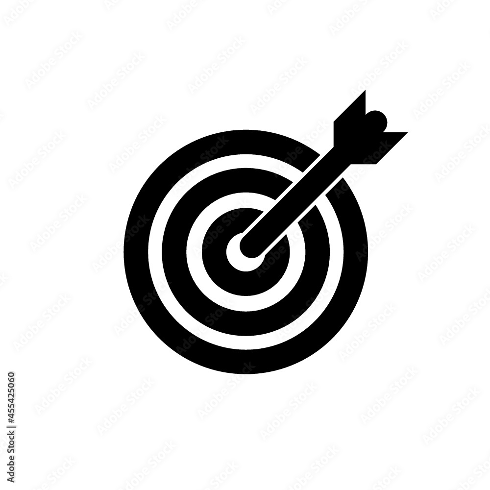 Marketing Target icon isolated on white background Marketing Target icon isolated on white background