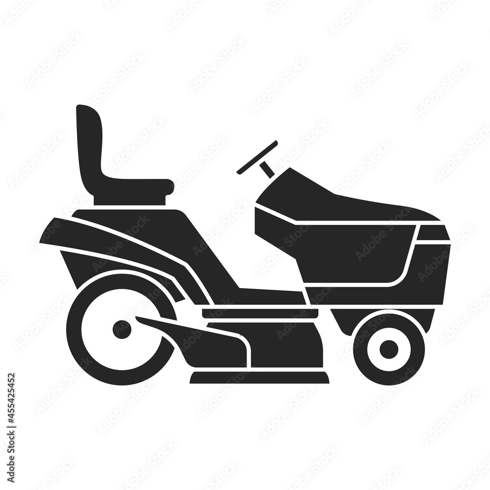 Mower vector icon.Black vector icon isolated on white background mower. Mower vector icon.Black vector icon isolated on white background mower.