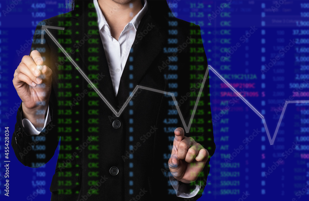 Businessmen trading stocks online. Stock brokers looking at graphs, indexes and numbers, Business success concept. Businessmen trading stocks online. Stock brokers looking at graphs, indexes and numbers, Business success concept.