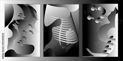 black and white background